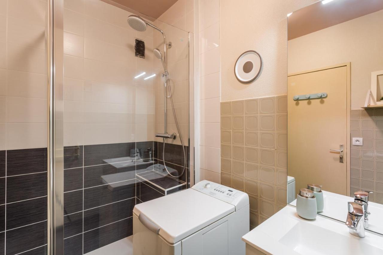 Rosa, Confortable 2 Chambres Avec Parking Dans Le Centre แรนส์ ภายนอก รูปภาพ