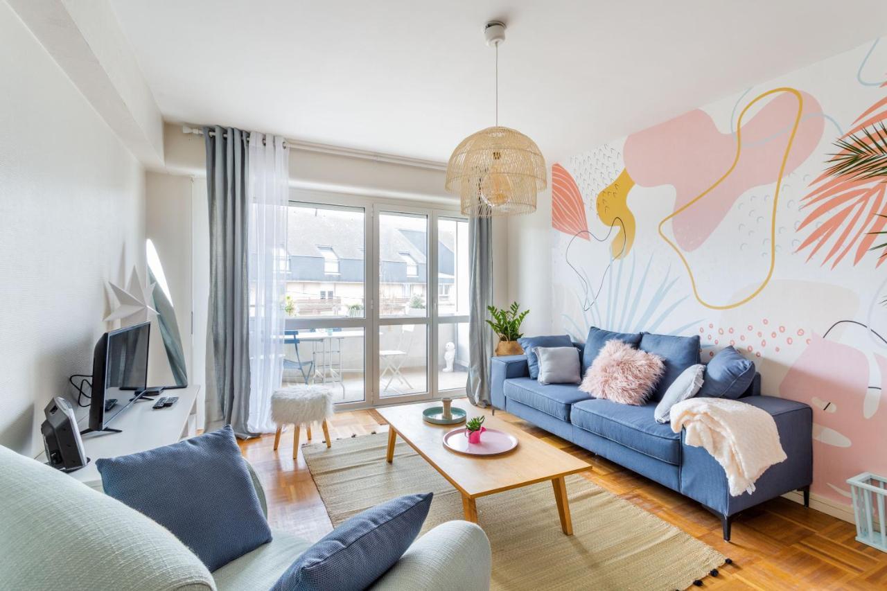 Rosa, Confortable 2 Chambres Avec Parking Dans Le Centre แรนส์ ภายนอก รูปภาพ